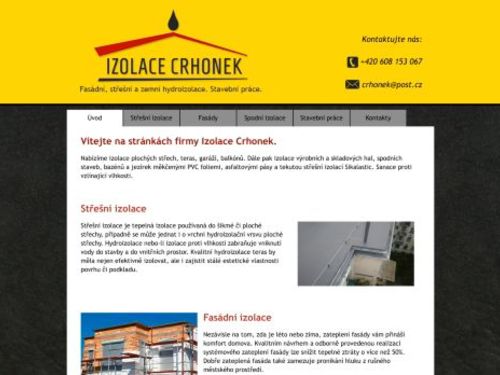 Izolace Crhonek