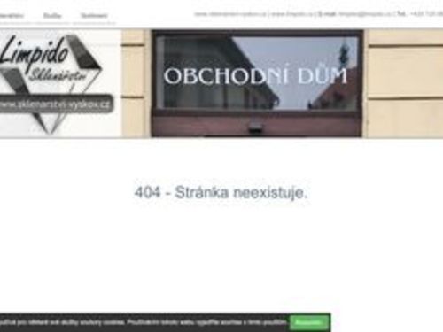 Sklenářství Limpido Vyškov