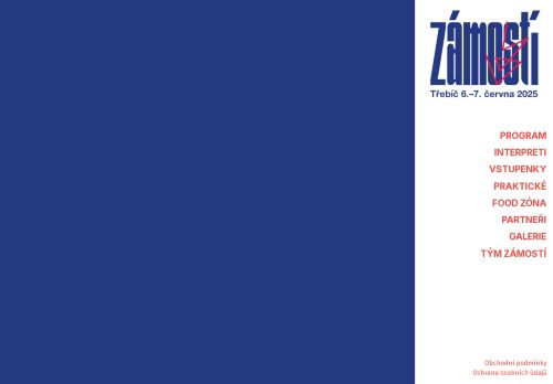 Zobrazit webové stránky Festival Zámostí Třebíč