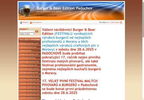 Zobrazit webové stránky Pivní festival Padochov