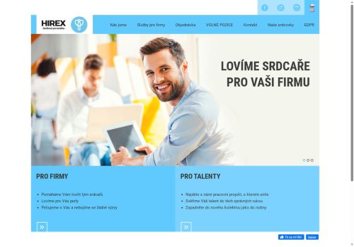 Zobrazit webové stránky HIREX - personální a poradenská agentura