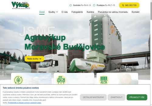 Zobrazit webové stránky Agrovýkup