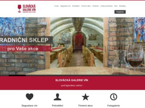 Slovácká galerie vín - Radniční sklep Kyjov