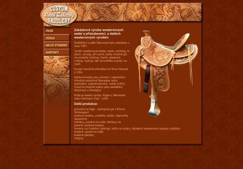 Zobrazit webové stránky Luděk Žákovský - Custom Saddlery