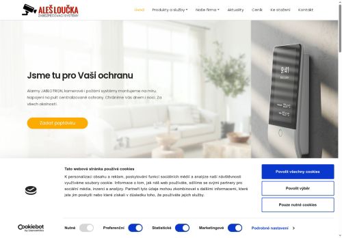 Zobrazit webové stránky Zabezpečovací systémy Aleš Loučka