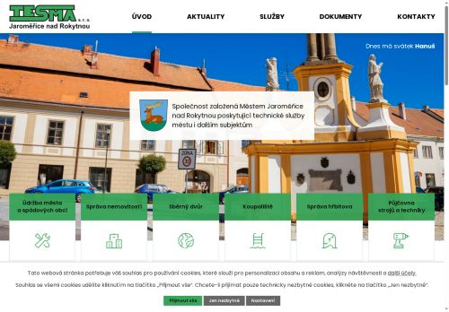 Zobrazit webové stránky TESMA Jaroměřice, s.r.o.