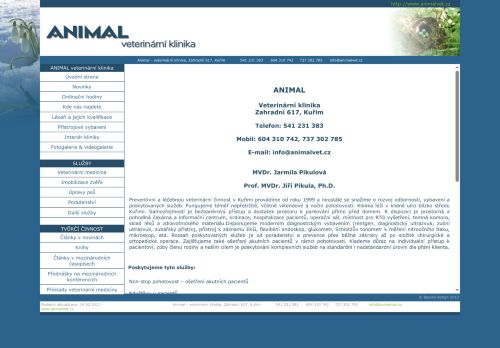 Zobrazit webové stránky ANIMAL Veterinární klinika