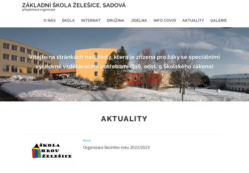 Zobrazit webové stránky Mateřská a Základní škola, Želešice