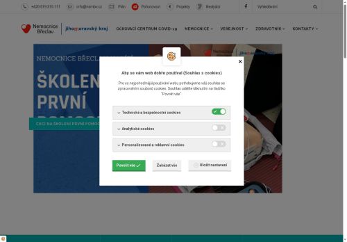 Zobrazit webové stránky Nemocnice Břeclav