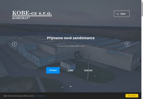 Webové stránky KOBE-cz s.r.o., Hodonice