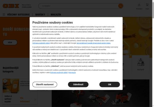 Zobrazit webové stránky OBI - prodejna Mladá Boleslav