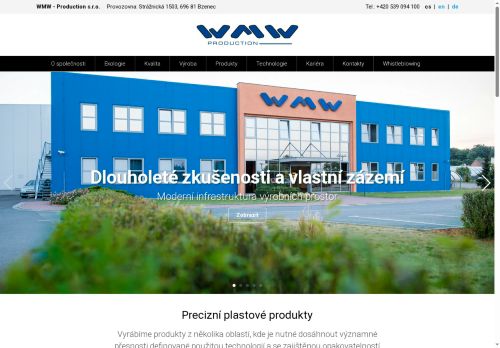 WMW - Production, s.r.o. nabízí práci na pozici manipulant/ka v obci Bzenec