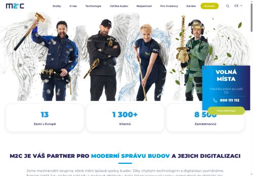 Mark2 Corporation Czech a.s. nabízí práci na pozici RECEPČNÍ v obci Nová Ves