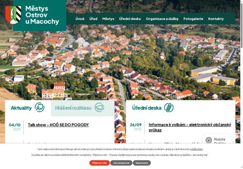 Zobrazit webové stránky Úřad městyse Ostrov u Macochy