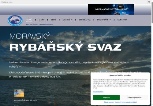 Zobrazit webové stránky Moravský rybářský svaz