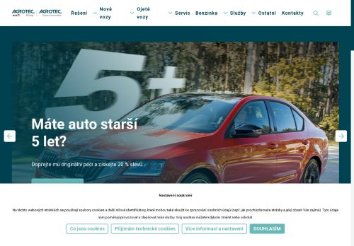 Zobrazit webové stránky AGROTEC a.s., Škoda