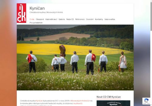 Zobrazit webové stránky Cimbálová muzika Kyničan z Moravských Knínic