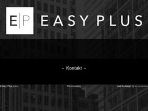 Easy Plus, s.r.o. investiční skupina